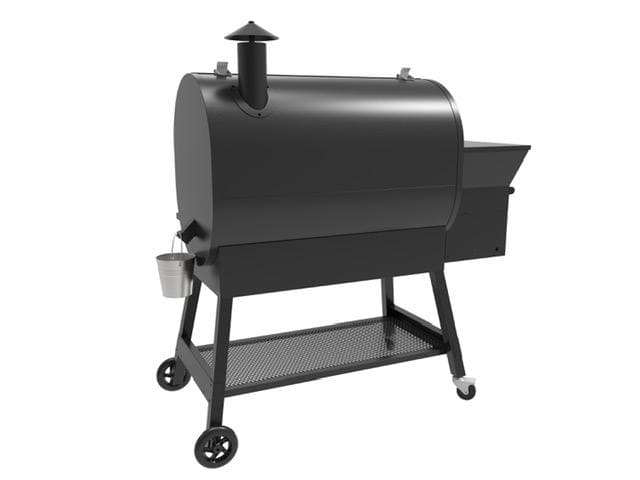 Lifesmart XL 7-in-1 Precision Wood Pellet Grill Smoker with Side Shelf - Senior.com Grills & Barbecues