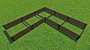 Frame-It-All Raised Garden Beds - L-Shaped 12' X 12' - Senior.com Raised Gardens