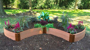 Frame-It-All OK Corral Curved Corner Raised Garden Bed - 8' x 8' - Senior.com Raised Gardens