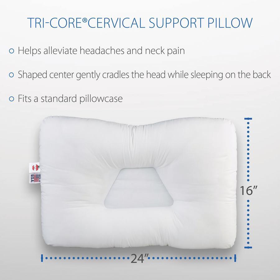 Tri core outlet pillows