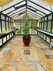 Exaco Royal Victorian VI 46 XL Greenhouse  - 12'7" x 19'11" x 9'2" high - Senior.com Greenhouses